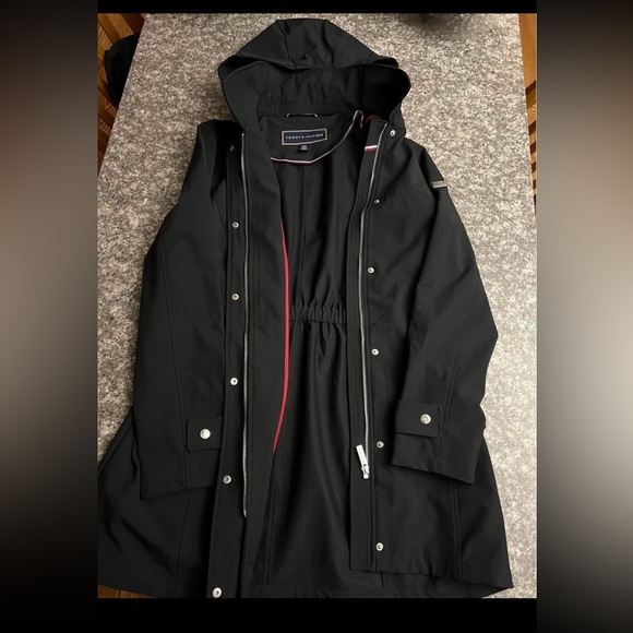 Tommy Hilfiger Jackets & Blazers - Tommy Hilfiger Black Hooded Jacket
